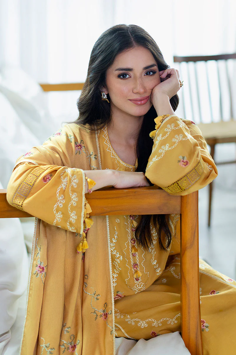 ROSETTE BLISS-3PC (SHIRT, TROUSER & DUPATTA) - Image 6