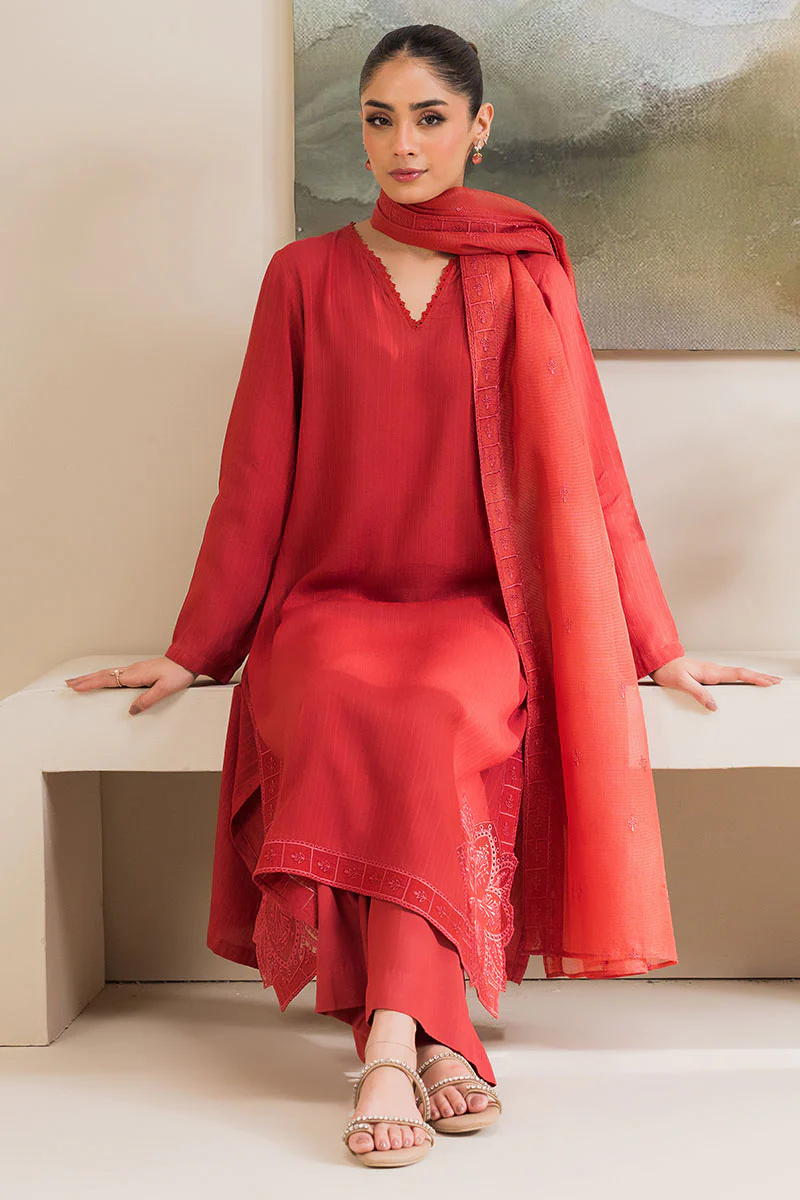 SAFFRON GOLD-2PC (SHIRT & DUPATTA) - Image 2