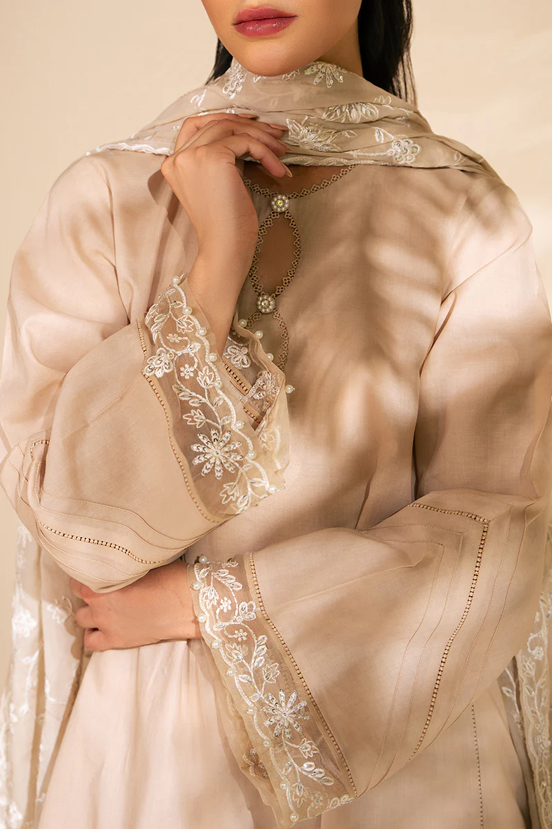 SAND STONE-2 PC (SHIRT & DUPATTA) - Image 2