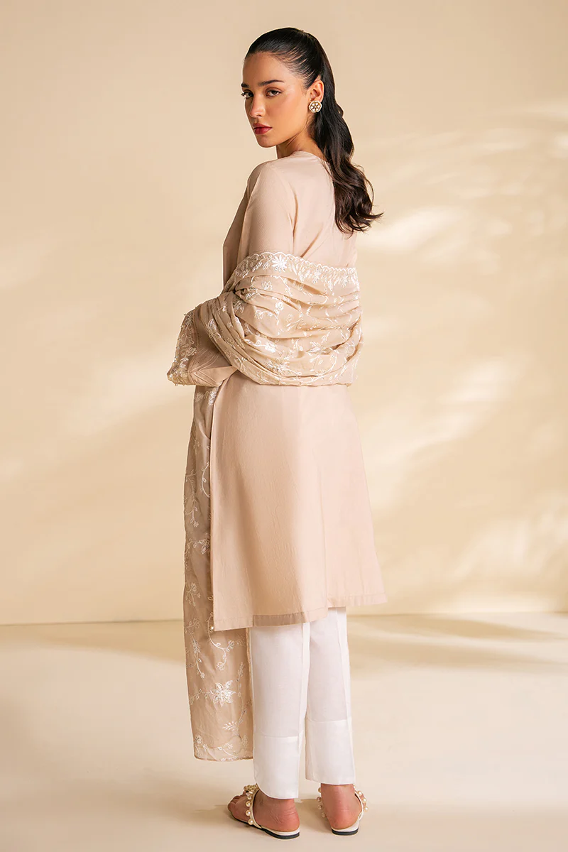 SAND STONE-2 PC (SHIRT & DUPATTA) - Image 8