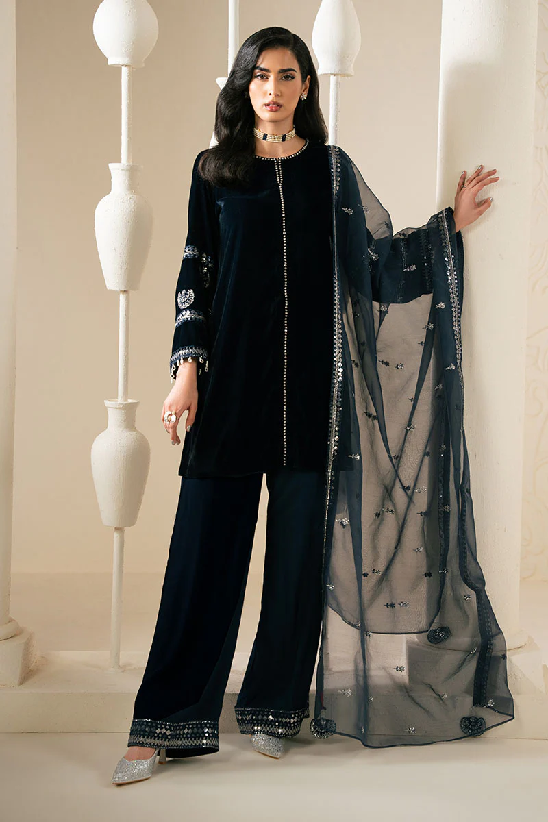 SAPPHIRE WHISPER-3PC (SHIRT, TROUSER & DUPATTA) - Image 3
