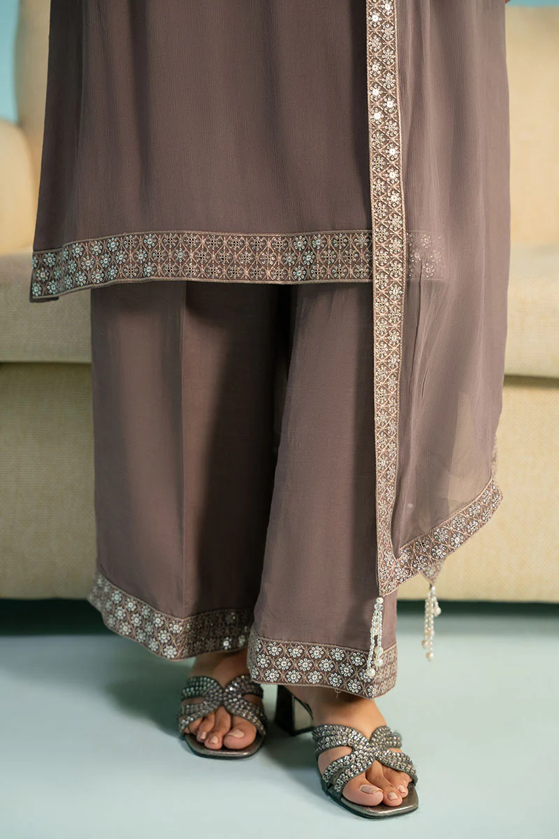 SCINTILLATE HAZE-3PC (SHIRT, TROUSER & DUPATTA) - Image 3