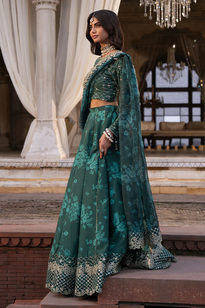 SEQUIN GROVE-3PC SILK EMBROIDERED PRET - Image 5