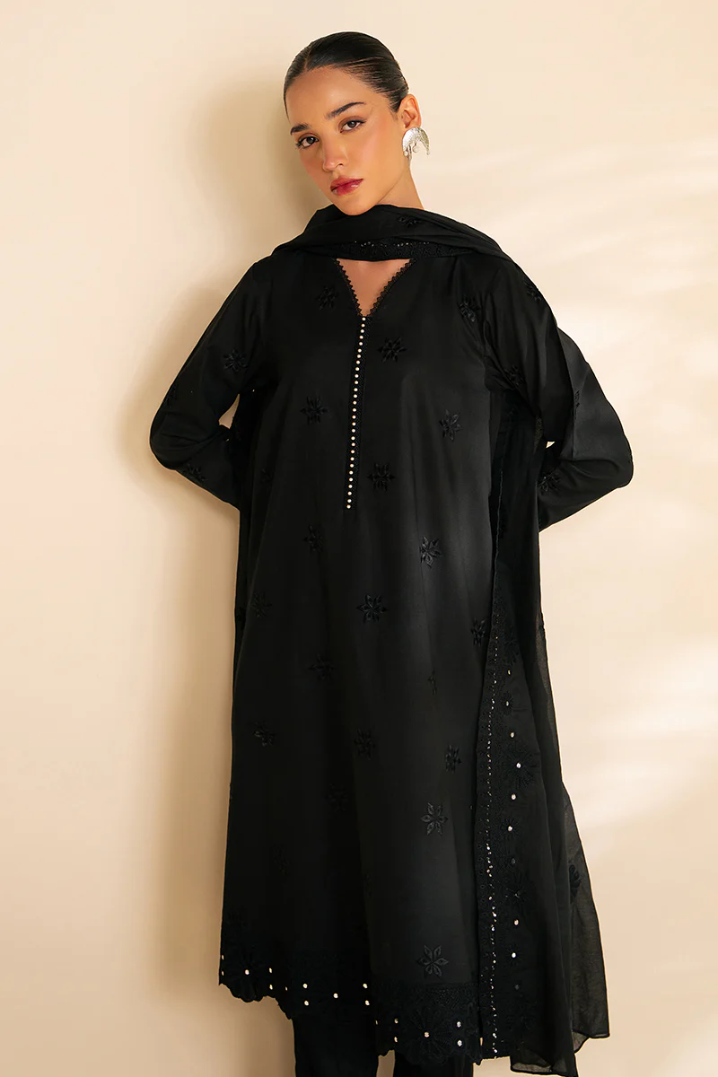 SHADOW NOIR-2 PC (SHIRT & DUPATTA) - Image 6