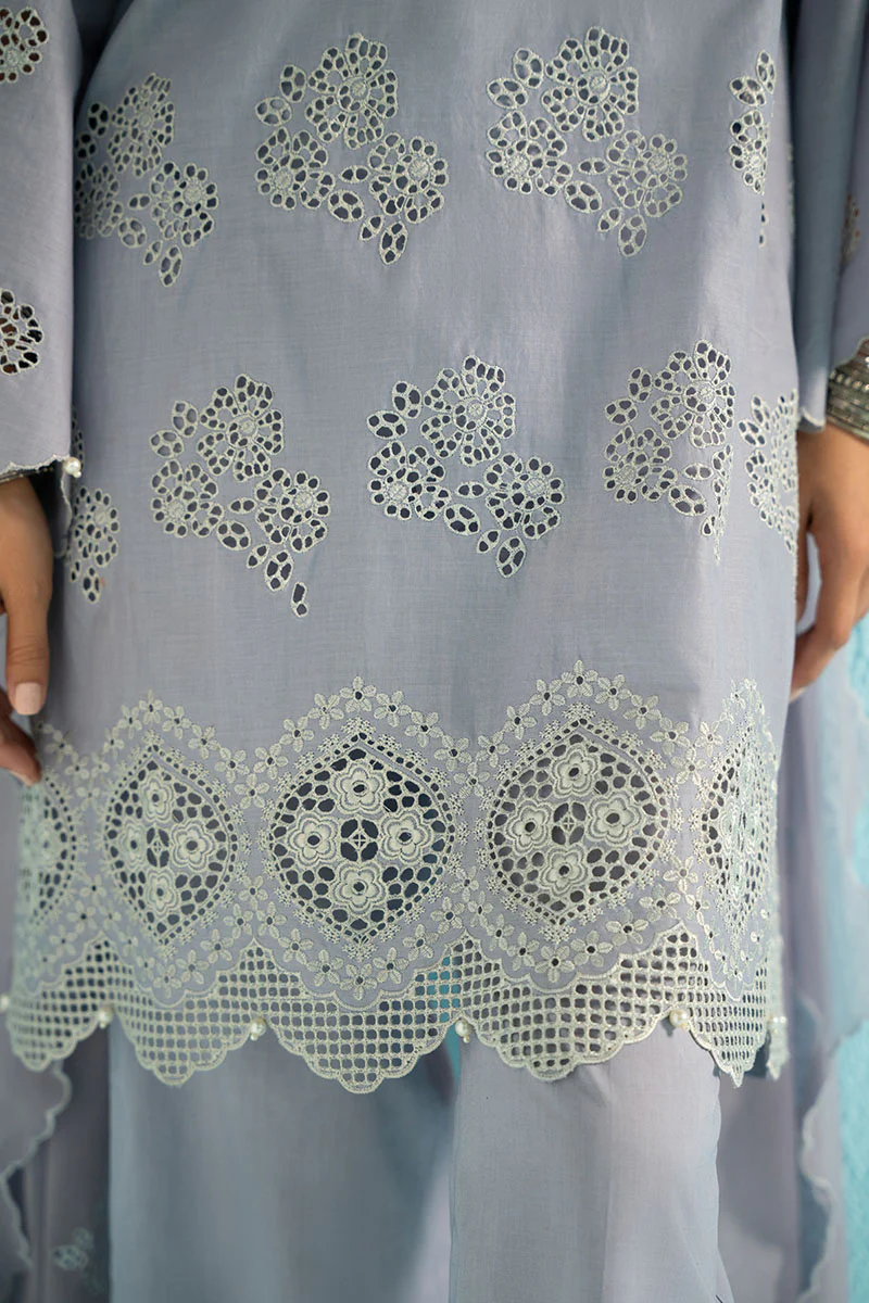 SILVER GRANITE-3PC (SHIRT, TROUSER & DUPATTA) - Image 4