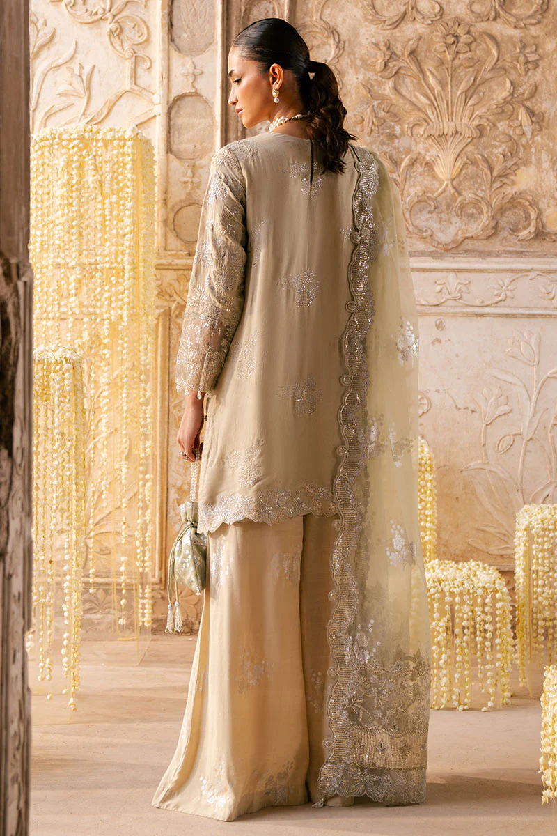SILVER MIST-3PC SILK EMBROIDERED PRET - Image 6