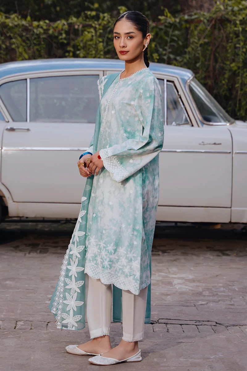 SKY WAY-2 PIECE (SHIRT & DUPATTA) - Image 4