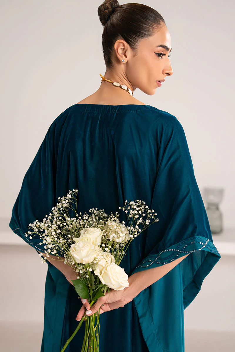 STARDUST DRAPE EMBROIDERED VELVET SHIRT - Image 6