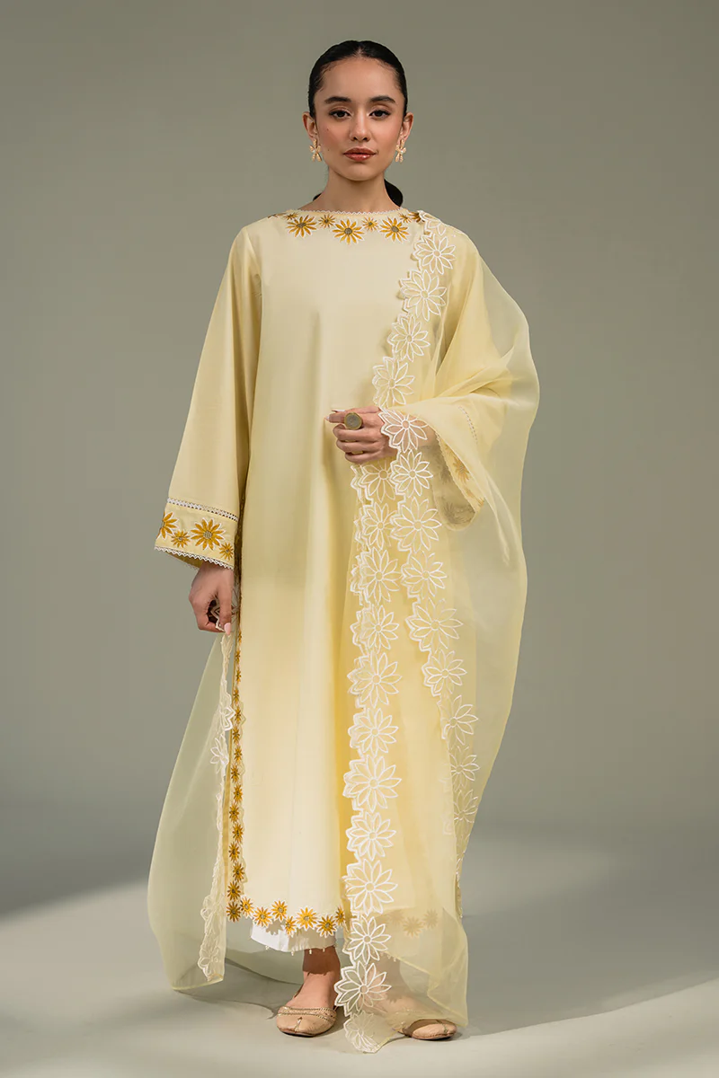 SUN FIELD-2PC (SHIRT & DUPATTA) - Image 2