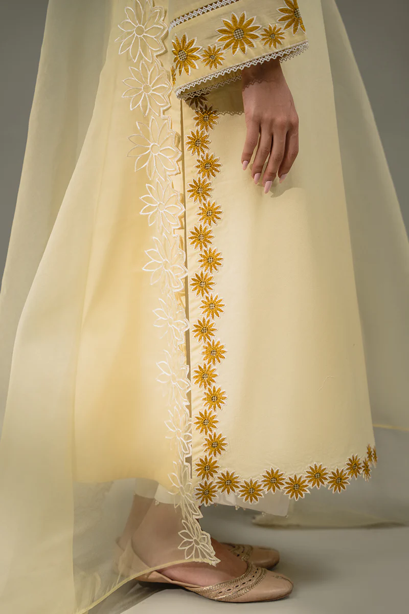 SUN FIELD-2PC (SHIRT & DUPATTA) - Image 3