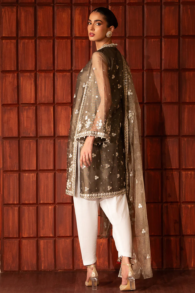 SUNSET SHIMMER-2 PC( SHIRT & DUPATTA) - Image 5