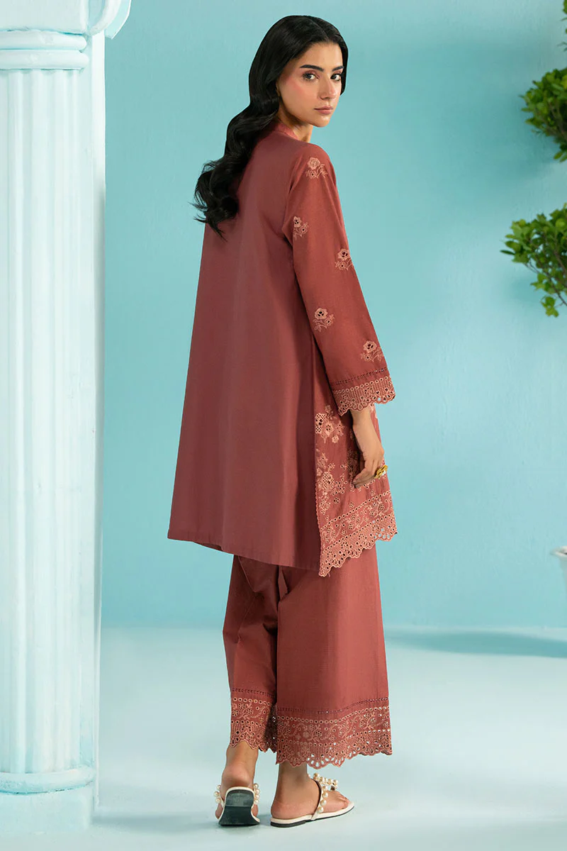 TANGERINE FLORA-2PC (SHIRT & TROUSER) - Image 5
