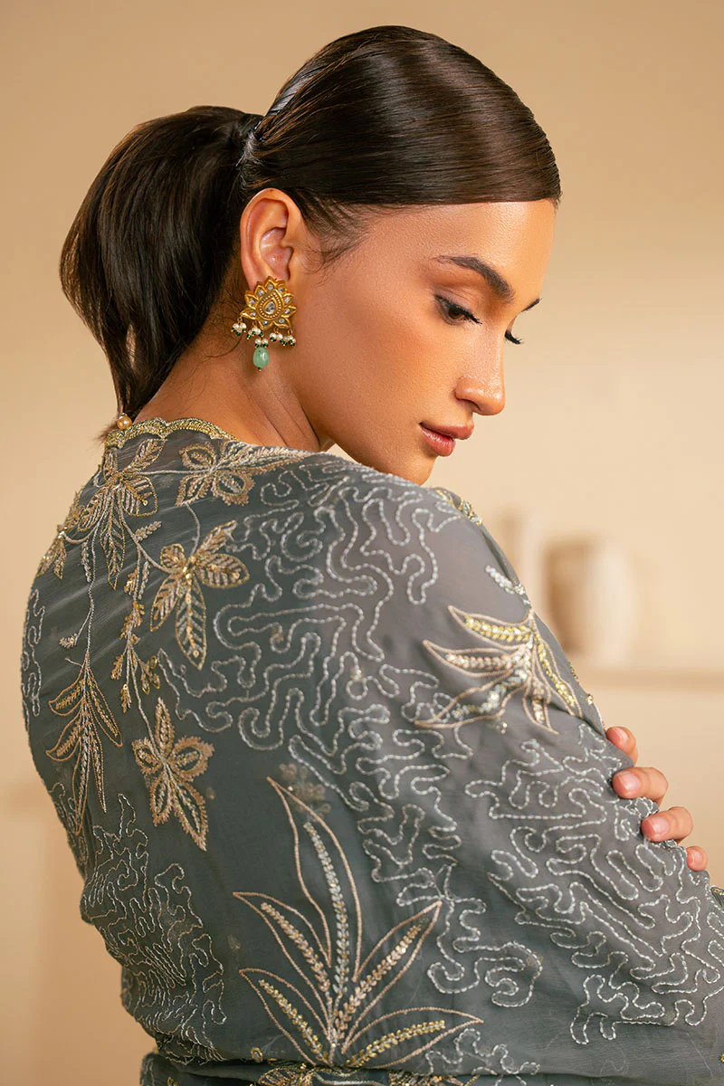 TRIBAL MOSS-3PC (SHIRT,TROUSER & DUPATTA) - Image 3