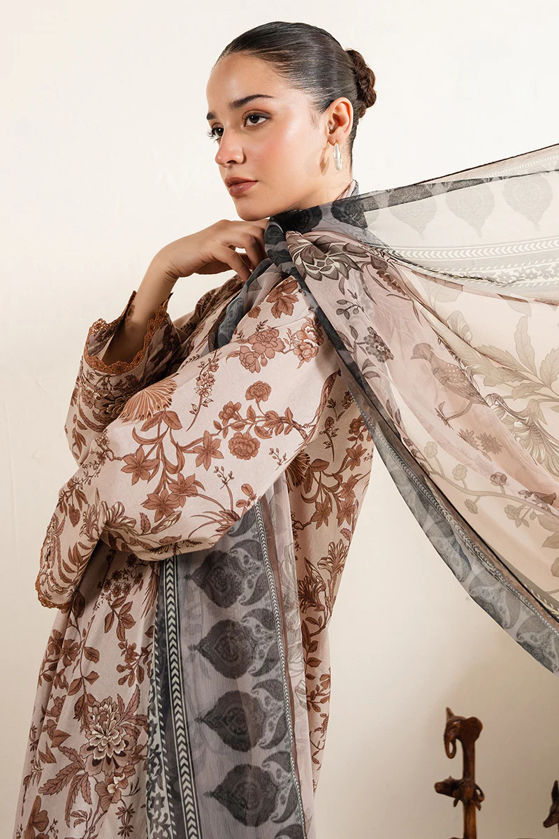 VINTAGE DUST-2 PC (SHIRT & DUPATTA) - Image 5