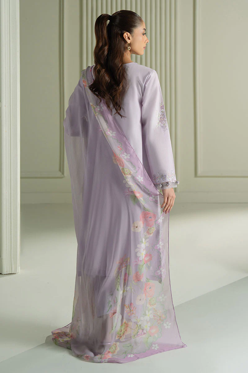 VIOLET VEIL-3PC (SHIRT, TROUSER & DUPATTA) - Image 7