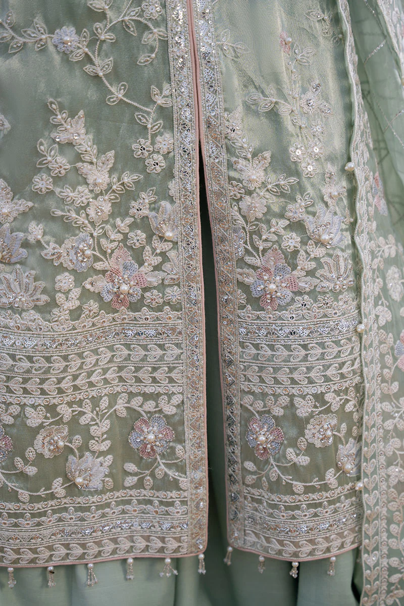 WHISPER DEW-3PC TISSUE EMBROIDERED PRET - Image 6