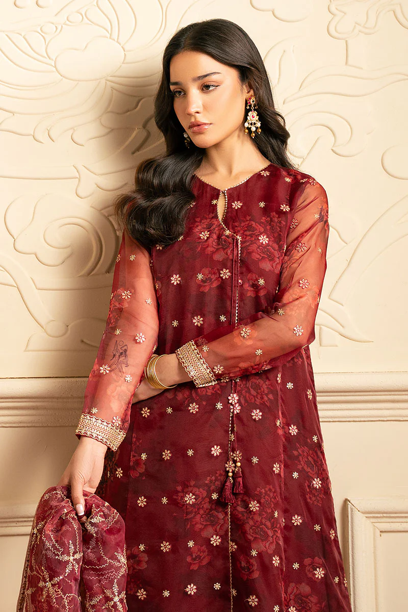 RUBY RUSH-2PC (SHIRT & DUPATTA) - Image 5