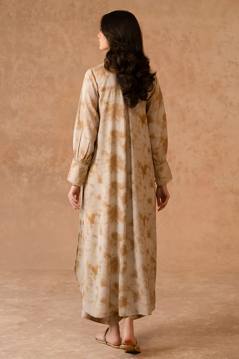 RUSSET WOOD-2 PIECE LINEN PRINTED SUIT - Image 5