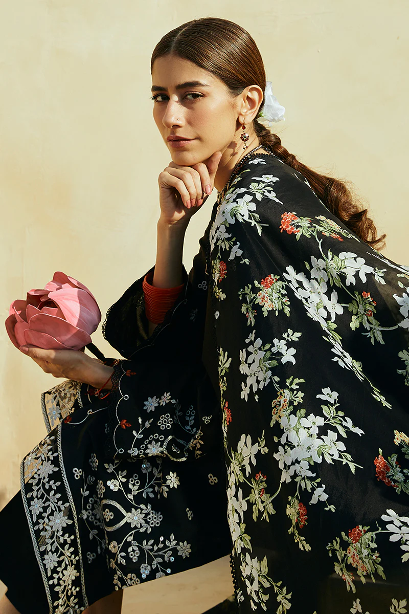 RUSTIC AURA STITCH 3PC: LAWN EMBROIDERED  SUIT - Image 4