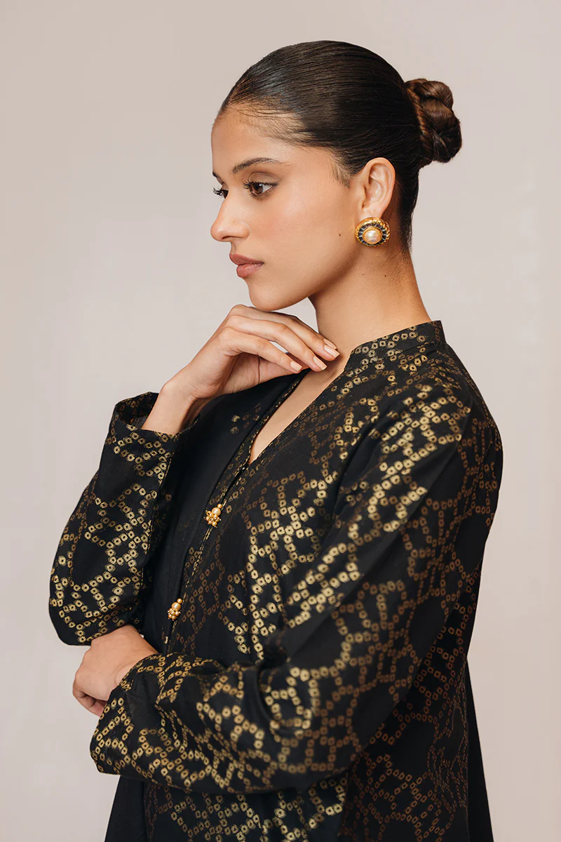 SABLE MESH-3 PIECE JACQUARD SUIT - Image 2