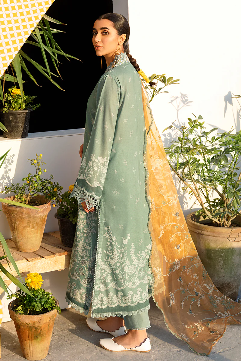 SAGE BRIER-3PC DIGITAL PRINTED LAWN SUIT - Image 2