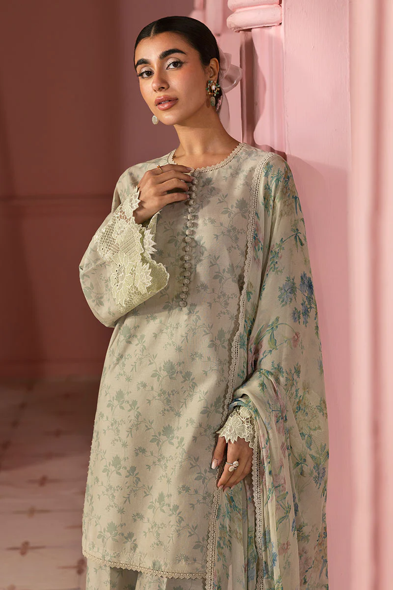 SAGE GLEAM-3PC PRINTED LAWN SUIT - Image 4