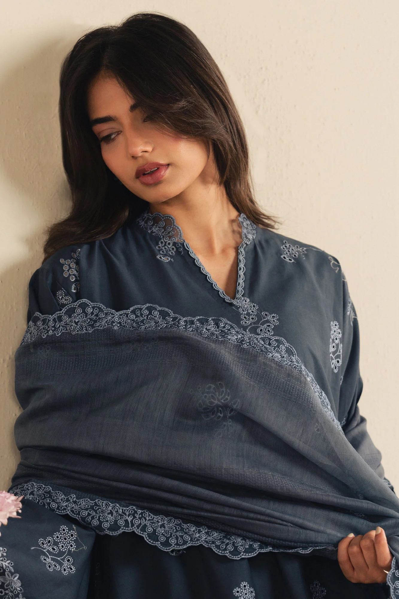 SAPPHIRE GRACE-3PC (SHIRT,TROUSER & DUPATTA) - Image 2