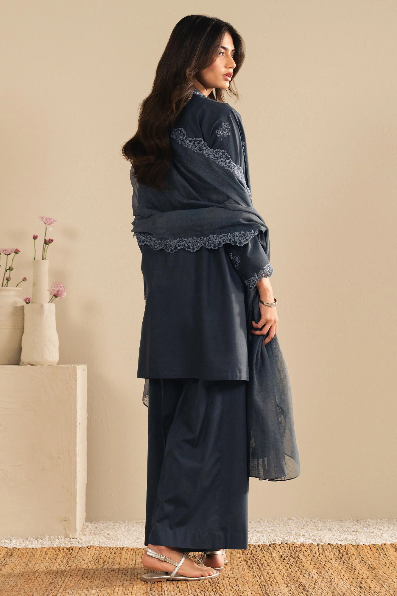 SAPPHIRE GRACE-3PC (SHIRT,TROUSER & DUPATTA) - Image 7