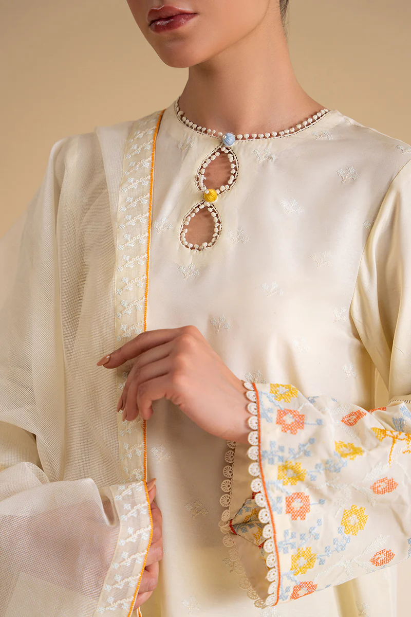 SEED PEARL-2 PIECE (SHIRT & DUPATTA) - Image 2