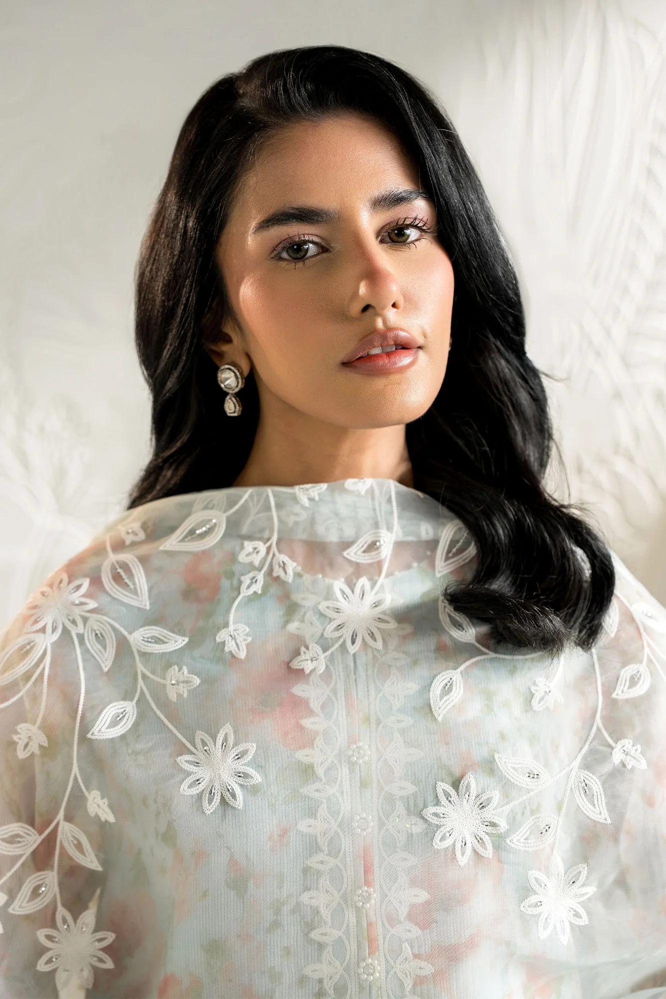 SERENE FLORALS-2PC (SHIRT & DUPATTA) - Image 6