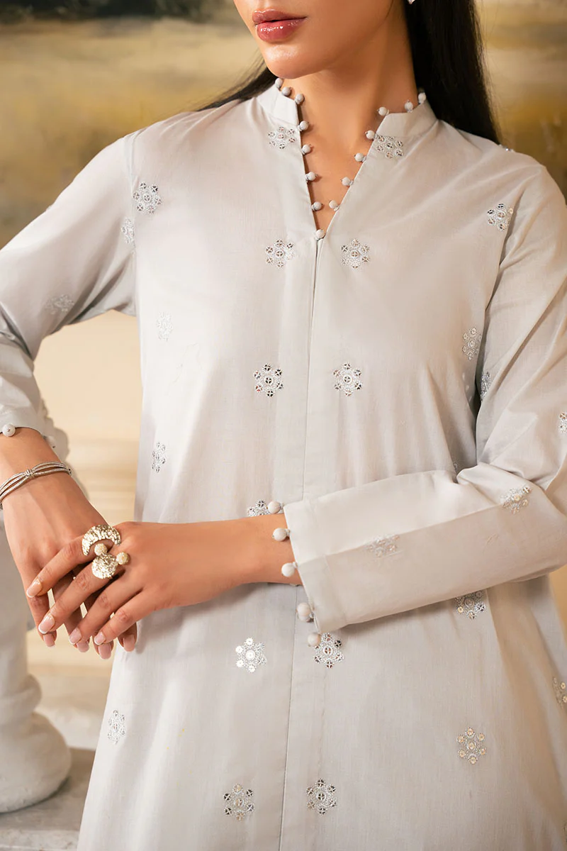 SERENE HAZE-2PC (SHIRT & TROUSER) - Image 2