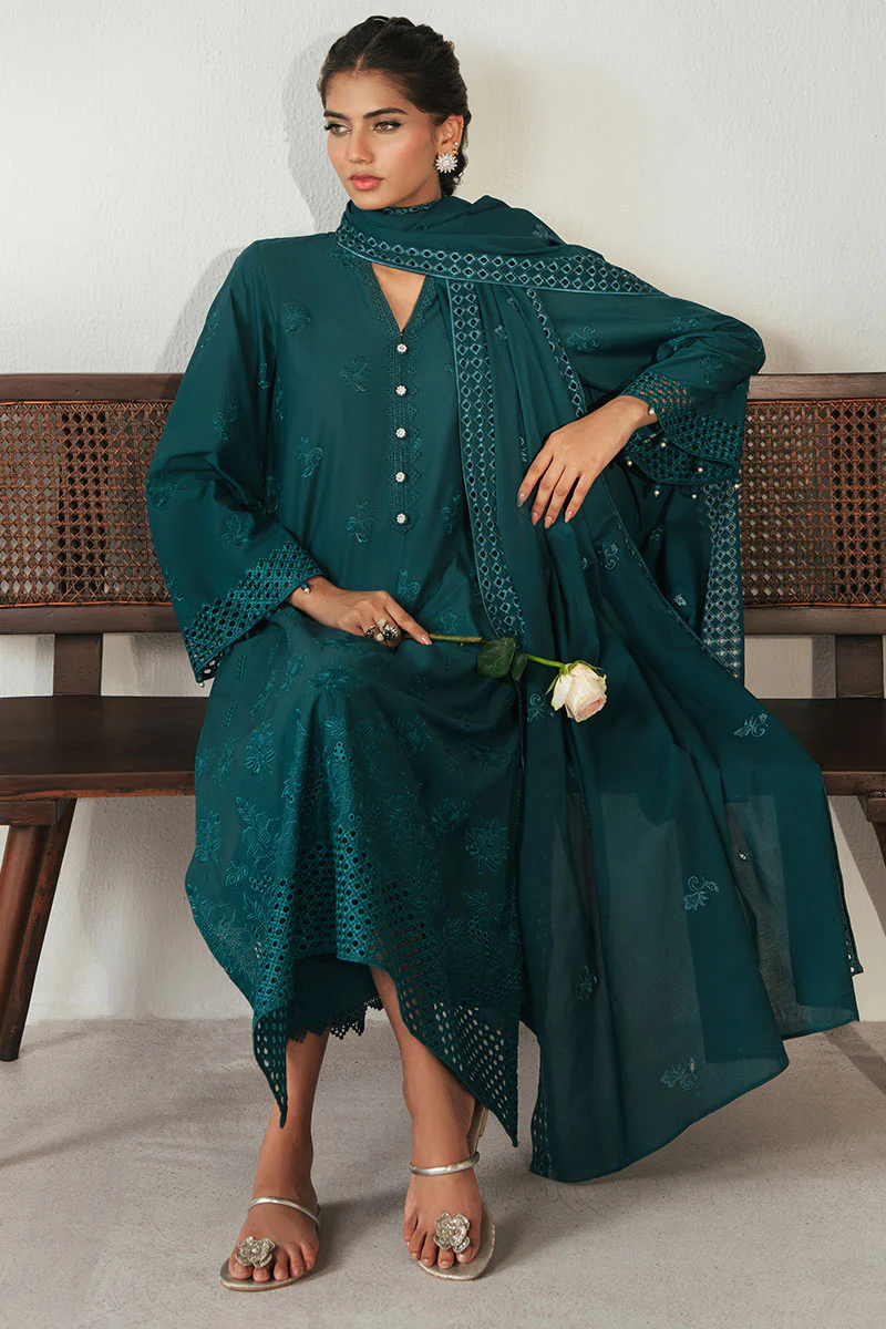 SHADED GEM-3PC (SHIRT,TROUSER & DUAPTTA) - Image 3