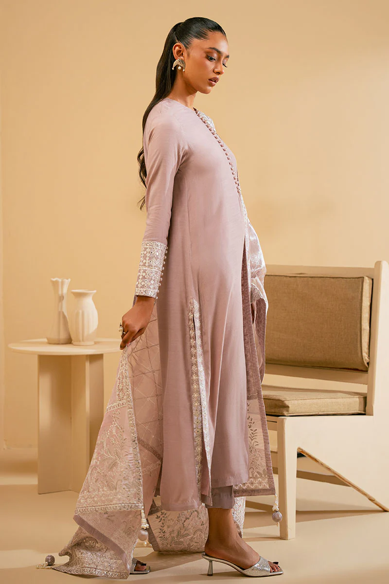 SHELL PINK-2PC (SHIRT & DUPATTA ) - Image 6
