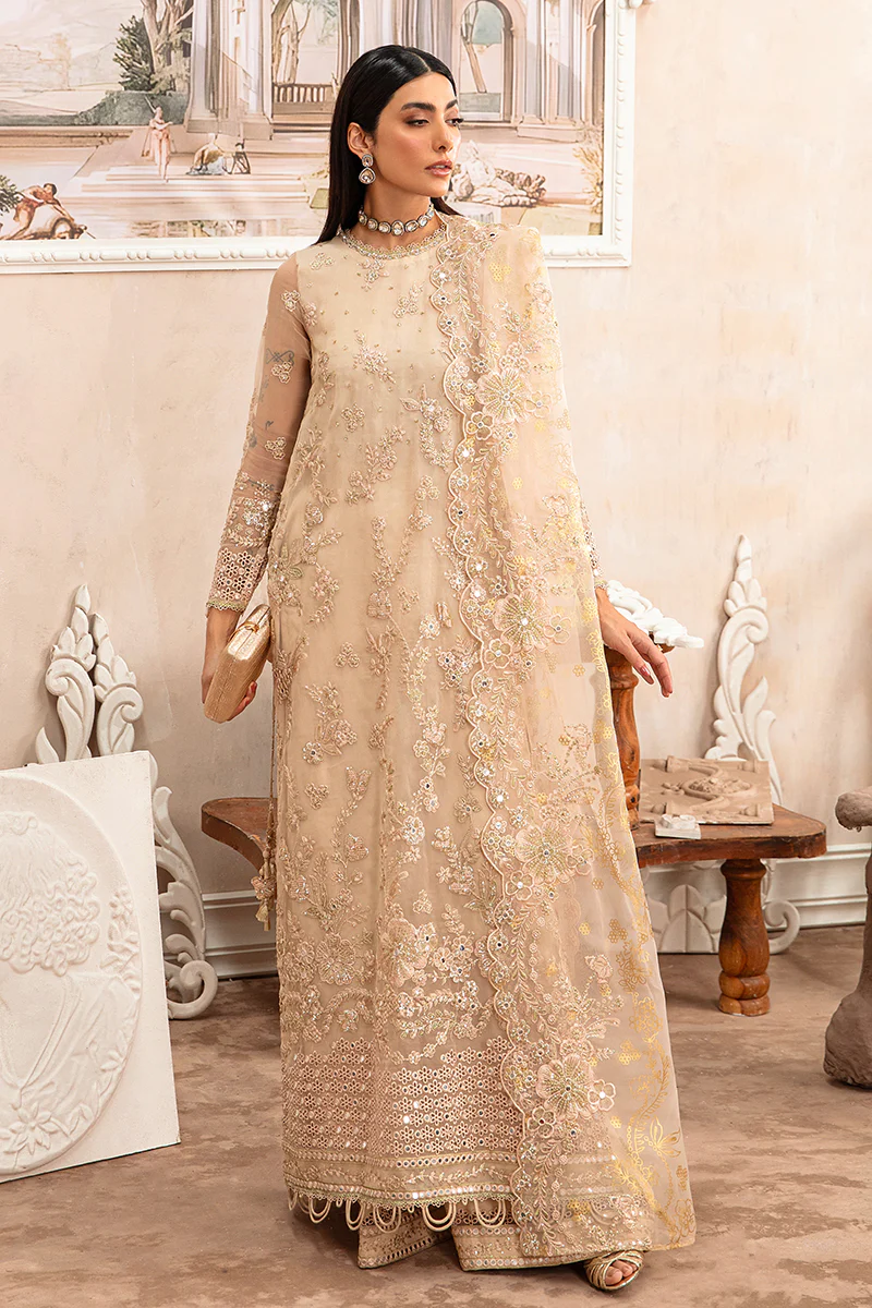 SUFFUSE TALE-3PC ORGANZA EMBROIDERED PRET - Image 3