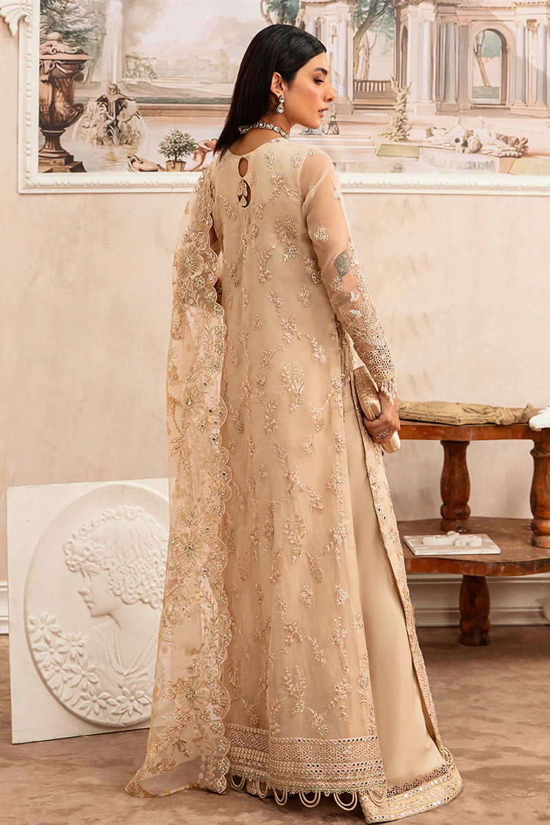 SUFFUSE TALE-3PC ORGANZA EMBROIDERED PRET - Image 5