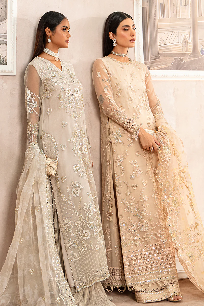 SUFFUSE TALE-3PC ORGANZA EMBROIDERED PRET - Image 6