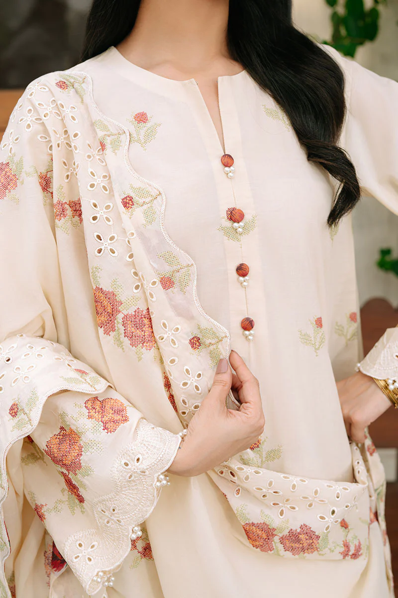SUNSET ORCHARD-3PC (SHIRT, TROUSER & DUPATTA) - Image 2