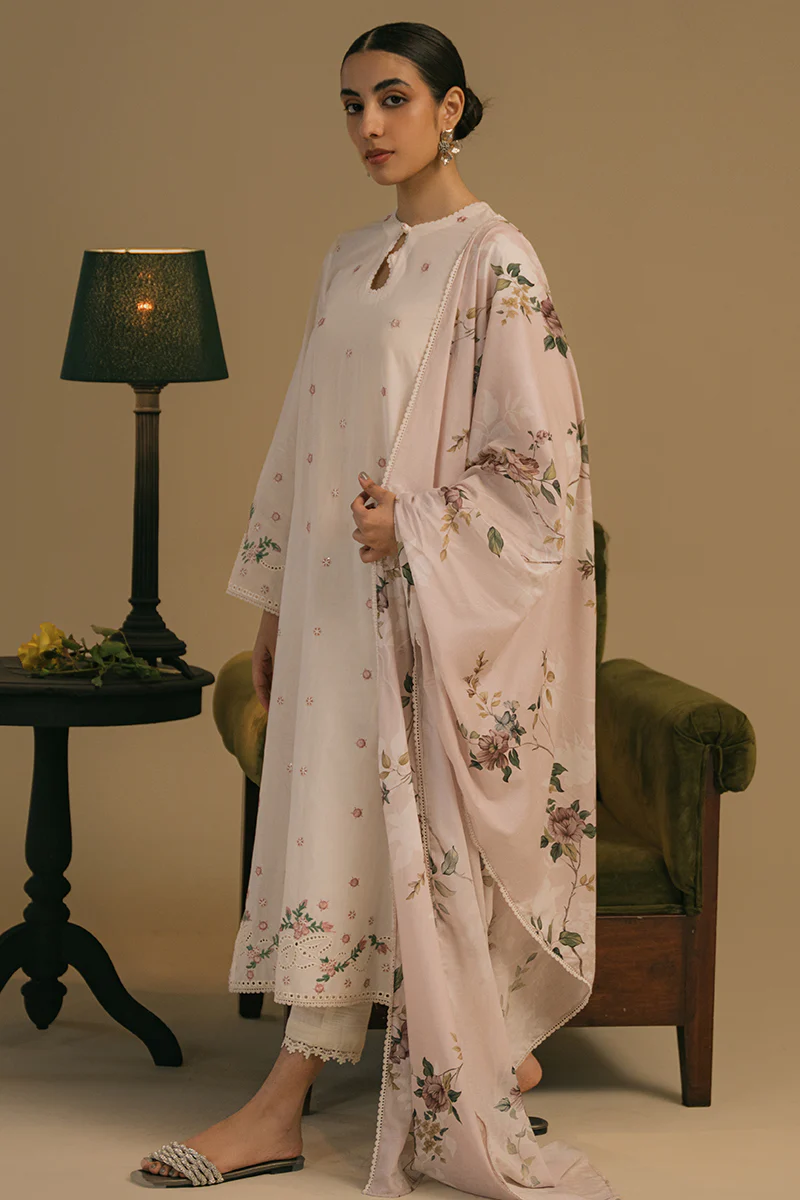 TENDER BLUSH-2 PIECE (SHIRT & DUPATTA) - Image 6