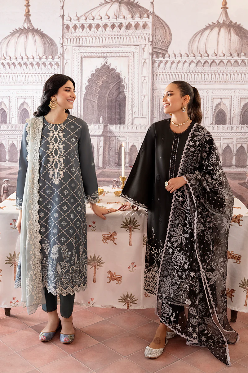 TENDER FROST-3PC EMBROIDERED LAWN SUIT - Image 6