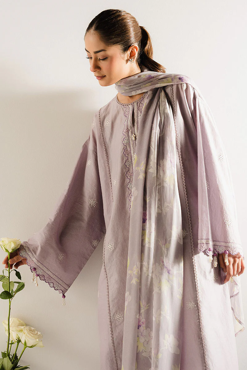 THISTLE BLOOM-2PC (SHIRT & DUPATTA) - Image 3