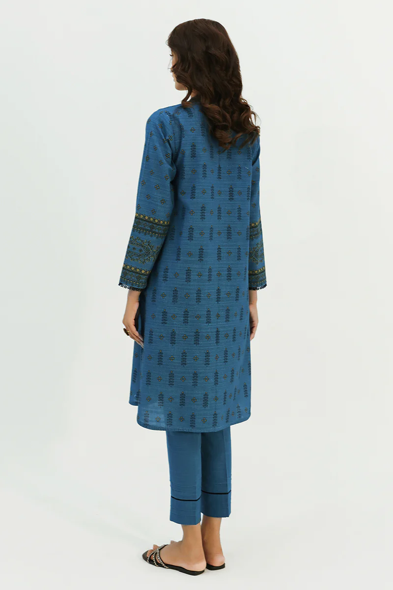 TRIBAL INK-2PC KHADDAR PRINTED SUIT - Image 3