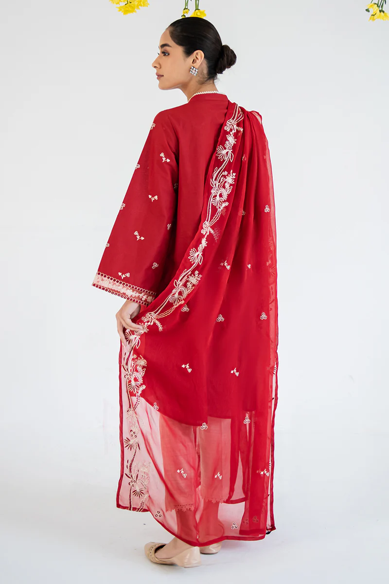 VERMILLION-2PC (SHIRT & DUPATTA) - Image 3