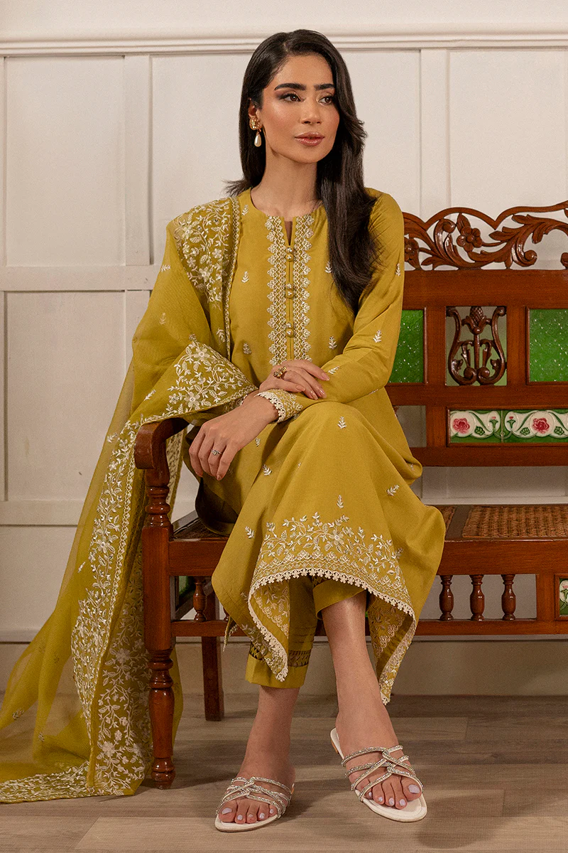 VIBRANT FIONA-3PC EMBROIDERED SUIT - Image 4