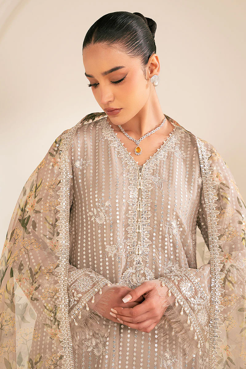 VULCAN MUD-4PC CHIFFON EMBROIDERED SUIT - Image 4