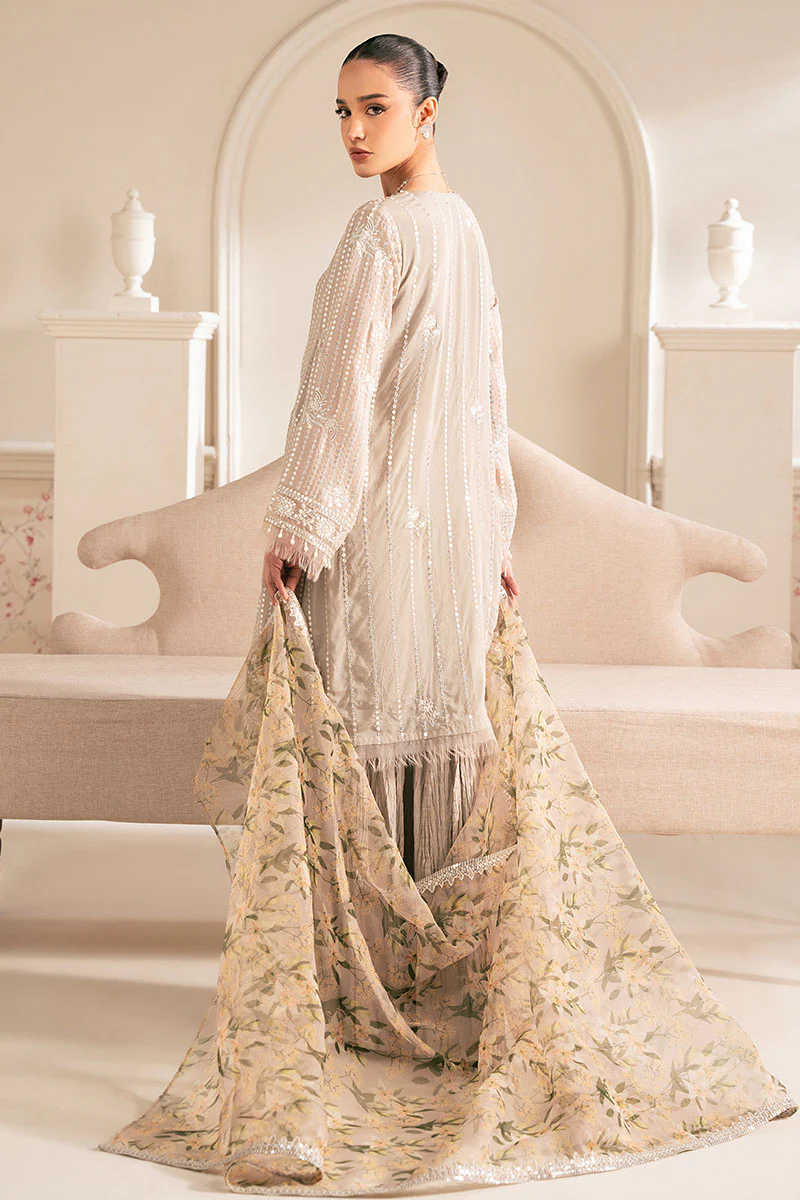 VULCAN MUD-4PC CHIFFON EMBROIDERED SUIT - Image 6