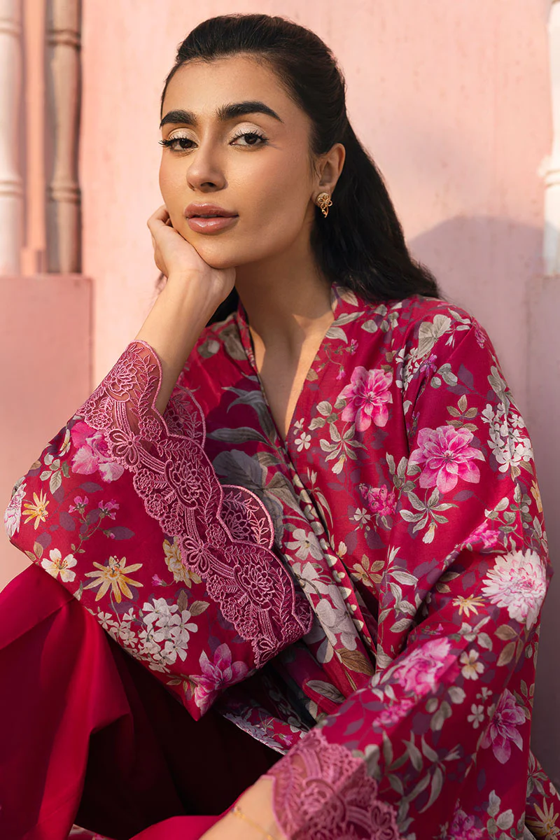 WHIMSICAL ZEST-3PC PRINTED LAWN SUIT - Image 2