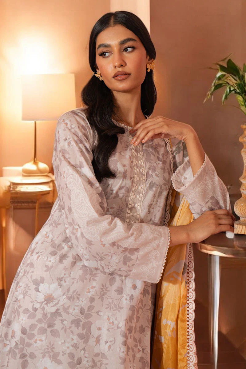 WHISPER PEARL-3 PIECE PRINTED SUIT - Image 4
