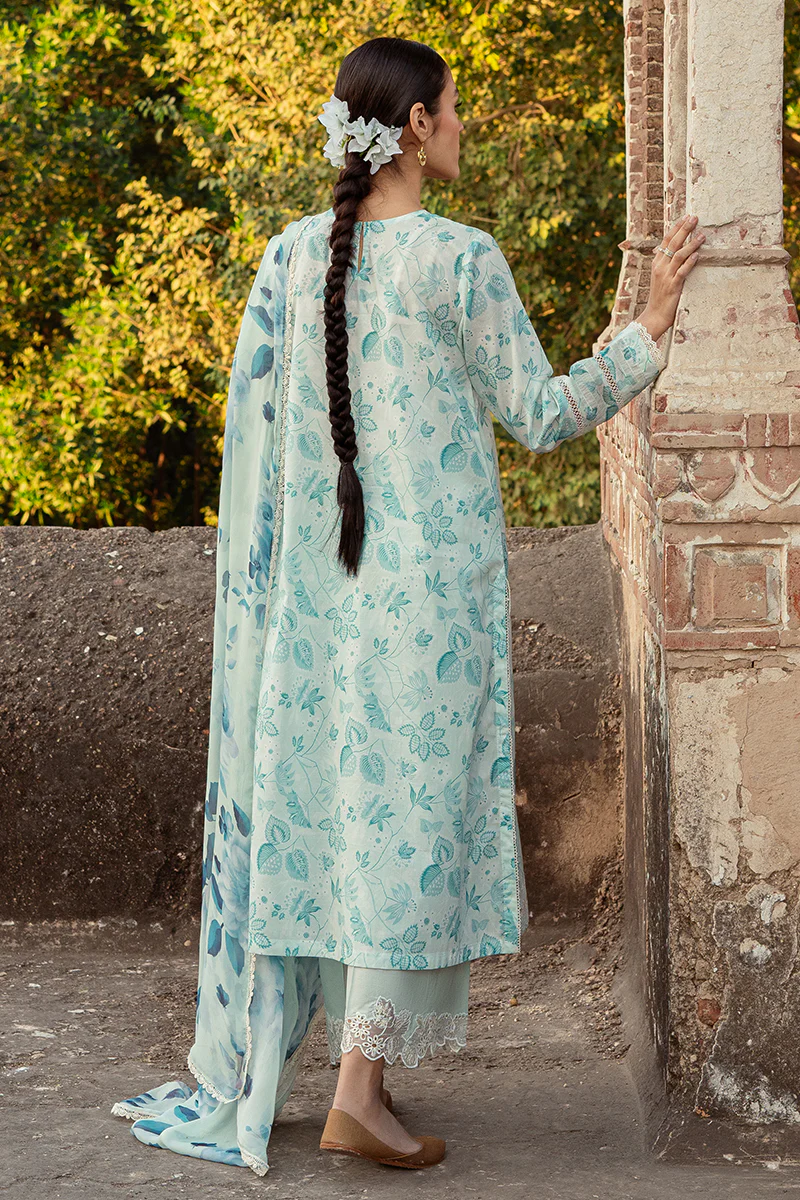 WHISPERING DOVE STITCH 3PC: LAWN EMBROIDERED SUIT - Image 4