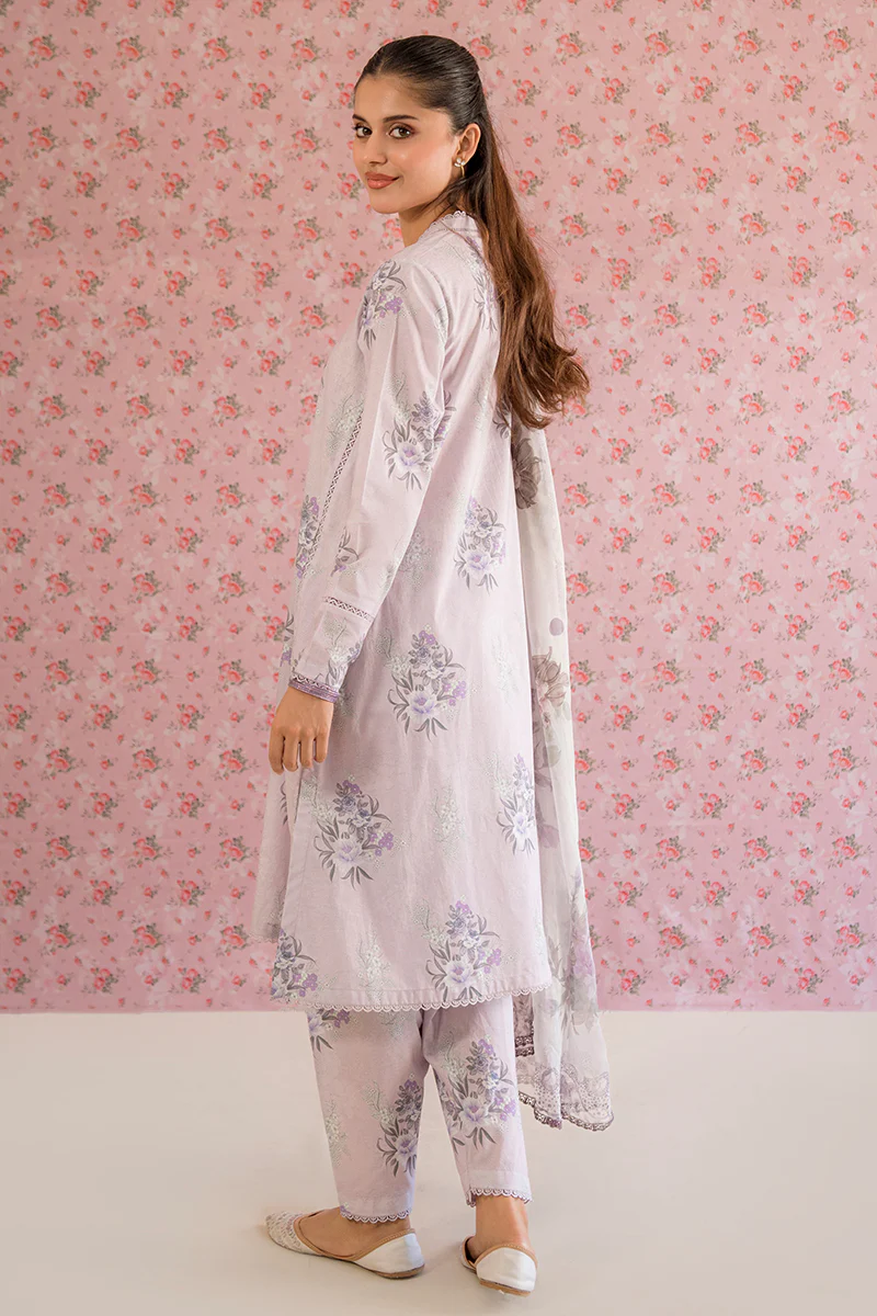 WINSOME ORCHID-3PC PRINTED LAWN SUIT - Image 3