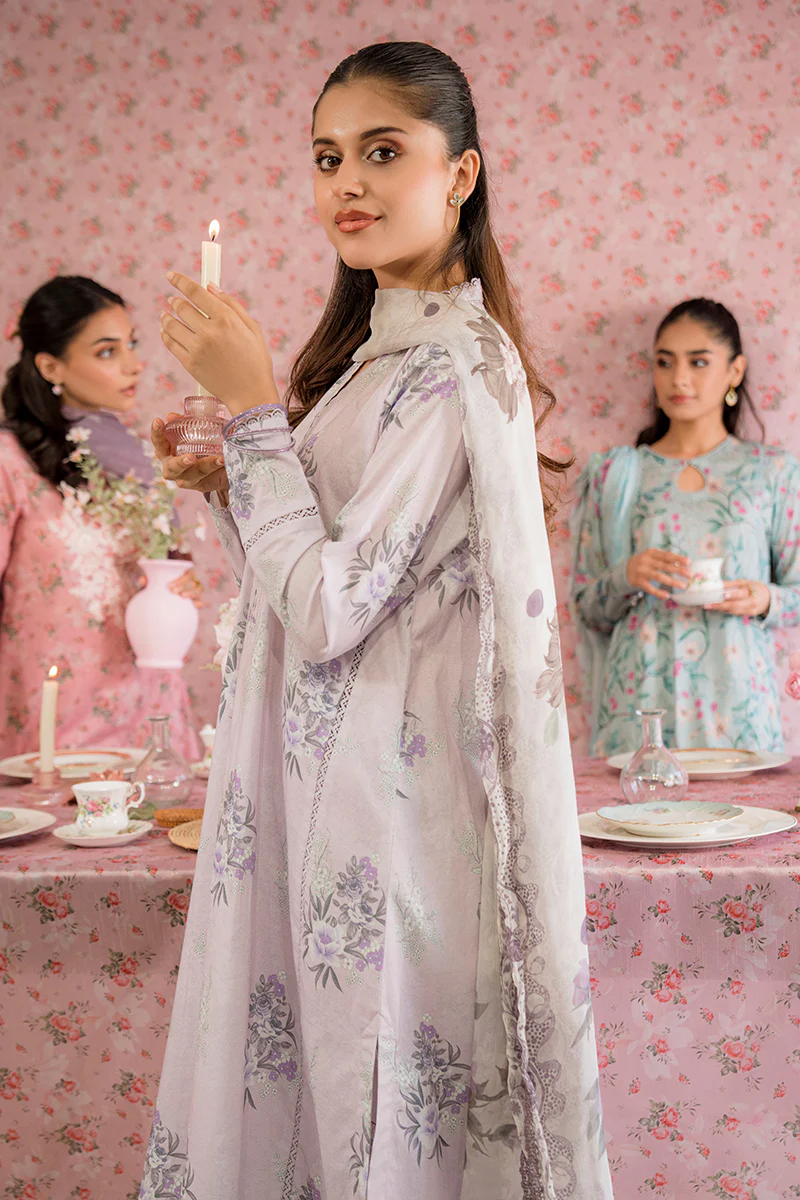 WINSOME ORCHID-3PC PRINTED LAWN SUIT - Image 9